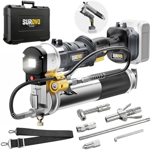 Cordless Grease Gun Compatible with Dewalt 20V Battery (Bare Tool)