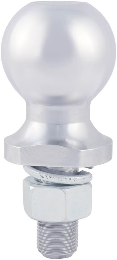 CURT 40064 Chrome Trailer Hitch Ball, 3,500 lbs, 2-Inch Diameter, 3/4 x 1-3/4-Inch Shank