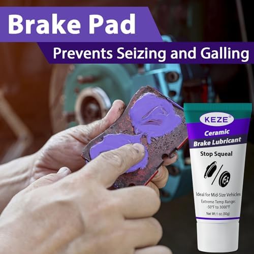 Keze Brake Caliper Grease High Temp Ceramic Brake Lubricant Anti Squeal