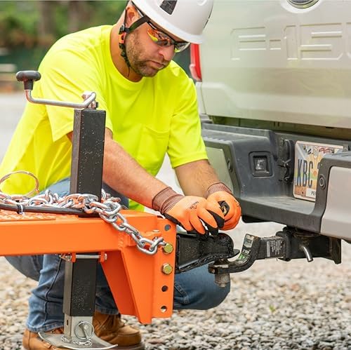 Malta Dynamics Safety Work Gloves – Nitrile Coated Ultra-Thin Work Gloves w/Cut Level A2 Protection, Touch Screen, OSHA/ANSI