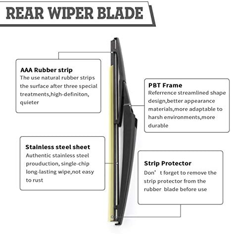 Rear Windshield Wiper Arm & Blade for Mazda CX-5 CX5 2013-2025