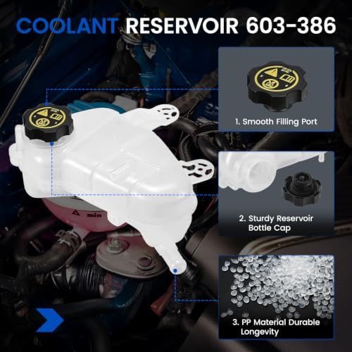603-386 Engine Coolant Reservoir Tank for Chevrolet Sonic 12-20