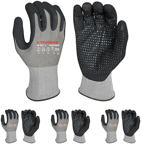 Armor Guys 00-003 Kyorene Grip Work Gloves – Graphene-Coated Grip