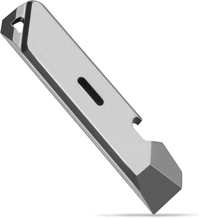Titanium EDC Pry Bar,Portable Multitool Tool,Pocket Mini Pry Bar for Everyday Carry