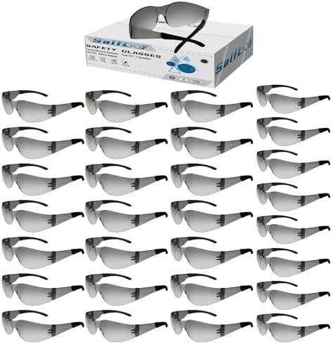 Salfboy Ansi Z87.1 Certified Safety Glasses, Bulk Protection Glasses
