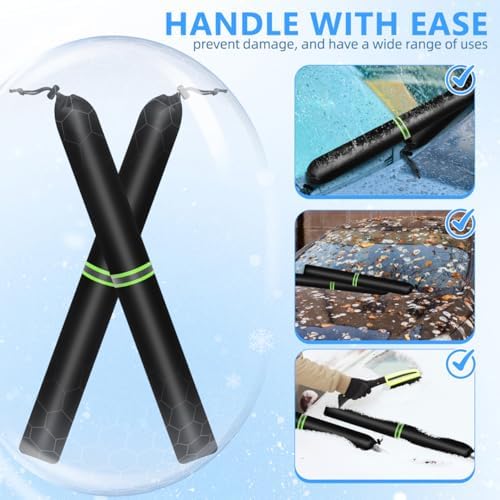 2Pcs Wiper Blade Protectors, 25.5x3.9in Polyester Car Windshield Wiper Covers, 210D Waterproof Rain and Bird Droppings RV Windshield Cover for Cars SUVs and Trucks