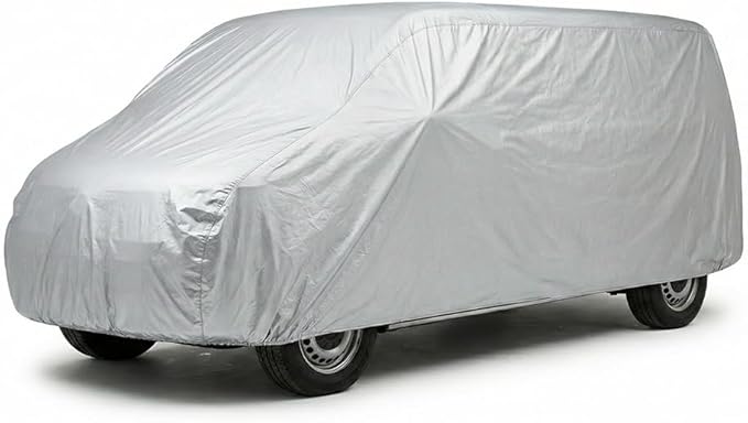 CarsCover 100% Sunblock Mini Van Fit Up to 195 inch Minivan Car Cover