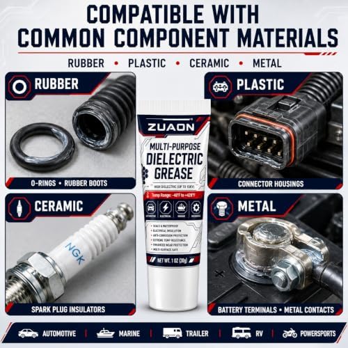 Dielectric Grease for Spark Plug Automotive Electrical Connectors 1oz