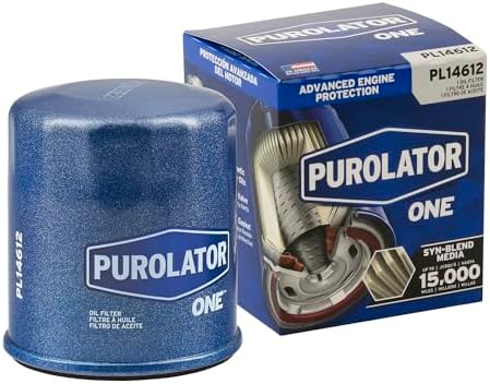 Purolator PL14612 PurolatorONE Advanced Engine Protection Spin On Oil Filter Compatible With Nissan Altima, Rogue, Sentra, Murano, Versa, Maxima, Mazda 3, CX-5, CX-9, CX-30, 6, INFINITI QX60 and Q50