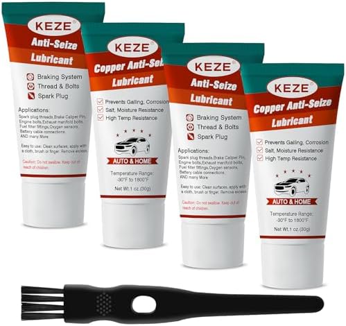 Keze High Temp Copper Anti Seize Compound Spark Plug Antiseize Lubricant