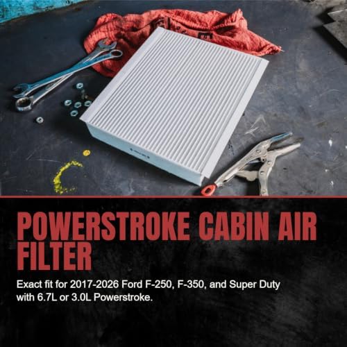 Doc's Diesel Cabin Air Filter, Fits 6.7L Powerstroke Ford F-250 2017-2026