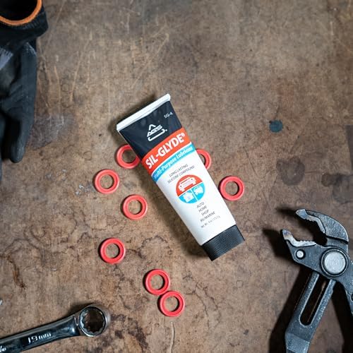 AGS Automotive Solutions SIL-Glyde 4oz Tube: Exceptional Multipurpose Lubricant - Ideal for All Surfaces, Ultimate Weatherproofing & Lubricating Compound - Ensures Smooth Operation