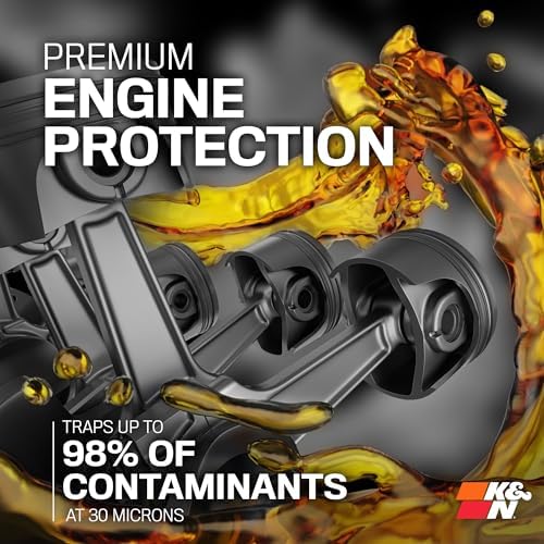 K&N Oil Filter: 20,000 Mile Engine Protection with Wrench Off Nut, HP-2012