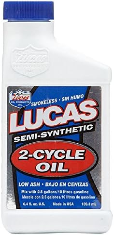 Lucas Oil Semi-Synthetic 2-Stroke High Temp Racing Motor Oil - 6.4 oz.