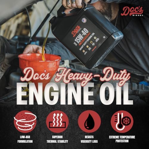 Doc's Diesel 15W-40 Semi Synthetic Heavy Duty Oil, CK-4 Value, 55 Gal Drum