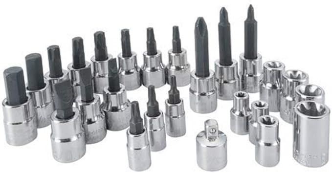 CRAFTSMAN Hex Bit Socket Set & Torx Bit Socket Set, 25-Piece (CMMT99258)