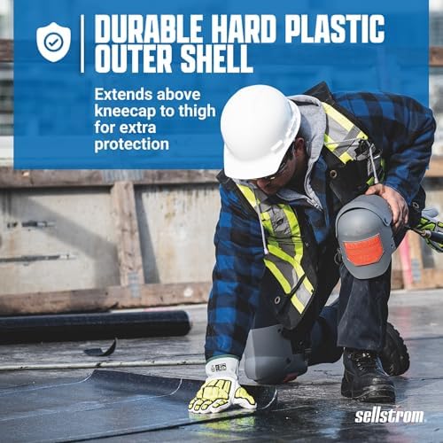Sellstrom KneePro Professional Construction Kneepads for Work - Men & Women