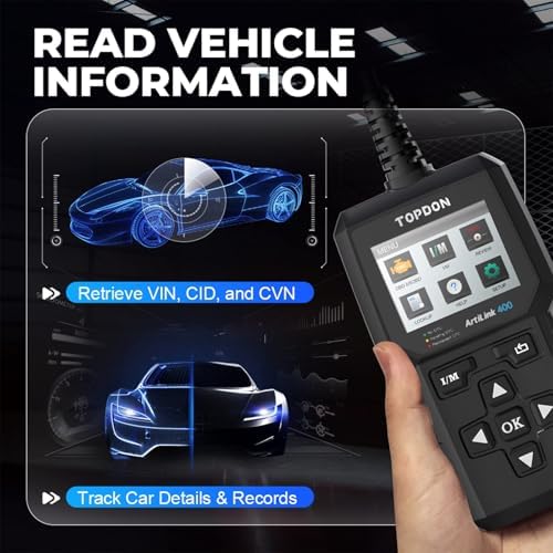 TOPDON AL400 OBD2 Scanner, Check Engine Light Scan Tool, Code Reader
