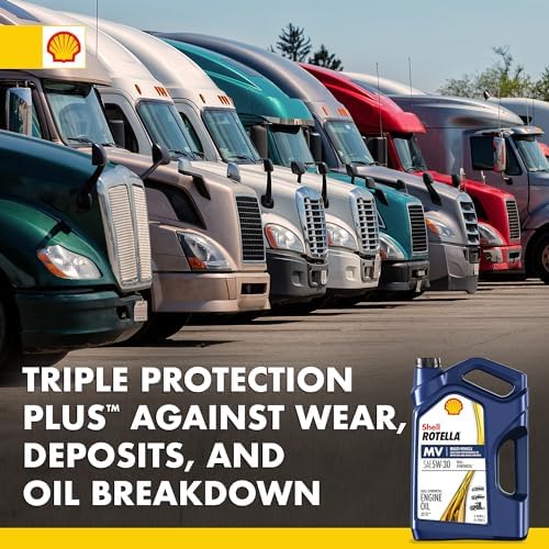 Shell Rotella 550046251 T6 Full Synthetic Multi-Vehicle 5W-30 Diesel Engine Oil (1-Gallon, Single Pack)