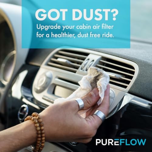 PUREFLOW PC4021X Cabin Air Filter | Fits 2011-2013 INFINITI M37 3.7L, M56 5.6L; 2014-2019 Q70 3.7L, 5.6L; 2012-2013 M35h 3.5L; 2014-2018 Q70 3.5L