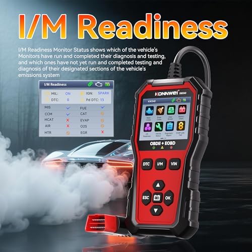 KONNWEI KW340 Upgraded OBD2 Scanner Diagnostic Tool, for Check Engine Light
