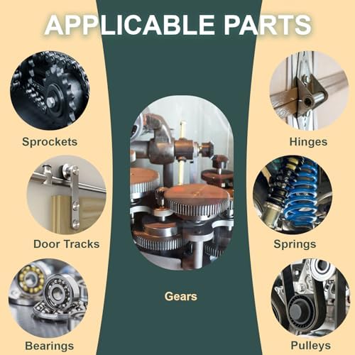 BTAS White Lithium Grease Lubricant for Garage Door, Track Rail, Roller 1oz