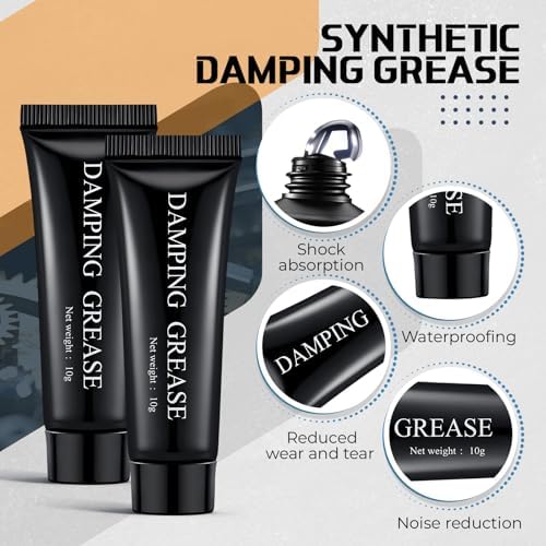 Threlaco 4 Pack 10g Synthetic Damping Grease for Washing Machine Damper