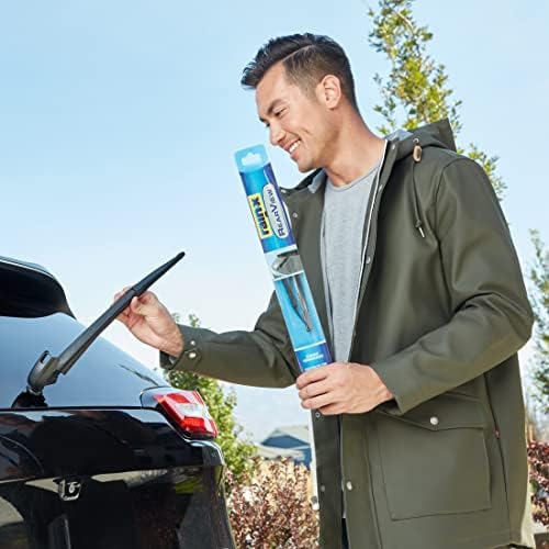 Rain-X 850024 RearView 14-D Rear Wiper Blade, 14 Inch Composite Rear Wiper Blade, Fits Snap Claw (Pack Of 1), Automotive Replacement Wiper Blades That Meet Or Exceed OEM Quality And Design Standards
