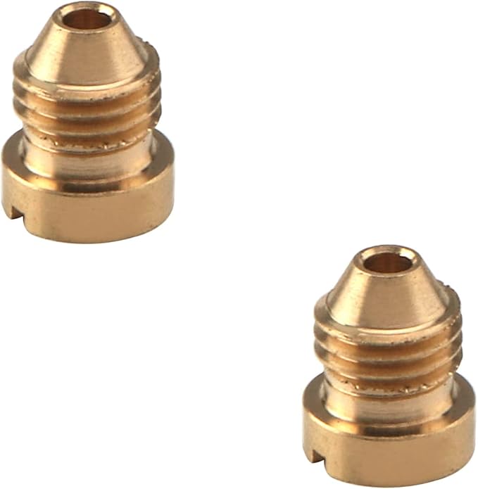 MroMax 2Pcs 1.25mm Foam Orifice Nozzle Tip, Brass Universal Thread Tips for Snow Foam Lance