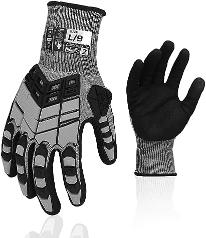 Safety Work Gloves,Impact Gloves for Men Women,Cut Resistant