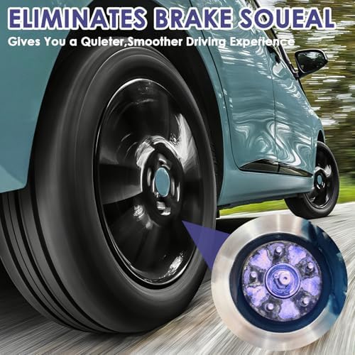 ZDBB Ceramic Brake Caliper Grease Synthetic Formula with Ceramic Reinforcement LifeEffective Noise EliminationSafe for Rubber & Plastic Components,1oz(2pcs)