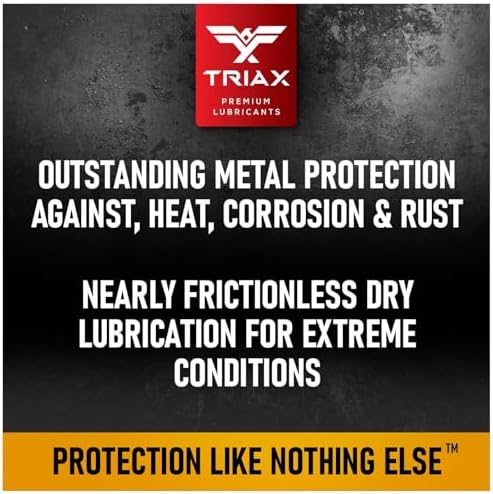 TRIAX Guardian Heavy Duty Grease with Moly, True Multi Purpose, Wheel Bearings, Shock Loaded Components, Extremely Tacky, Zero Separation (14 Ounce Tube)