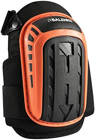 BALENNZ Professional Knee Pads for Work - Heavy Duty Foam Padding Gel Construction Knee Pads with Strong Double Straps – Comfortable Knee Protection for Indoor and Outdoor Use (Knee High Orange)