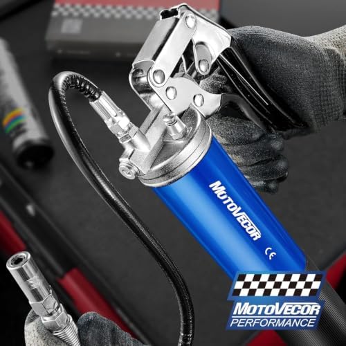 Professional Pistol Grip Grease Gun 6000PSI, 27" Flex Hose w/Coupler