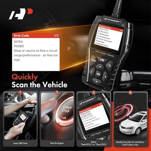 A-Premium AD200 Professional OBD2 Scanner Car Diagnostic Tool OBDII EOBD