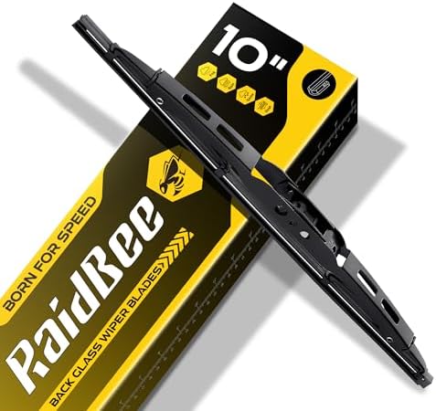 Rear Wiper Blade 10 inch, OEM Replacement for Ford Escape Focus 2001-2007, Honda CR-V 2002-2006, Jeep Compass Patriot +More Rear Windshield Wiper (10-1)