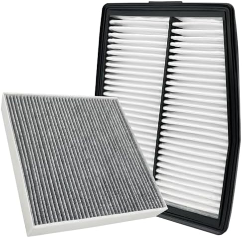 Cabin and Engine Air Filter Set Fits for Sportage Hybrid 2023-2025 2026, Sorento Hybrid, Santa Fe Hybrid 2021-2026, Tucson Hybrid 2022-2026, Sonata Hybrid 2020-2026, 97133L1000, 28113-L5100