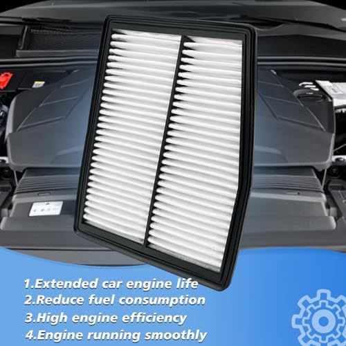 Cabin and Engine Air Filter Fits for Santa Fe Hybrid 2021-2025 2026, Sonata Hybrid 2020-2026, Tucson Hybrid 2022-2026, Sorento Hybrid 2021-2026, Sportage Hybrid 2023-2026, Fits 97133L1000, 28113-L5100