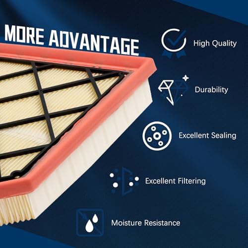 A3212C 23321606 Engine Air Filter Compatible With 2017-2024 Buick Enclave Cadillac XT5/XT6 Chevrolet Blazer/Traverse GMC Acadia