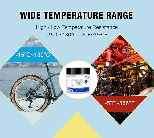 White Lithium Grease 4oz - Multi-Purpose High Temp Lithium Lubricant for Automotive, Marine, Industrial Use - Multi-Purpose Gear Lubricant for Bearings, Chains, Gears - Dielectric Grease with Brush