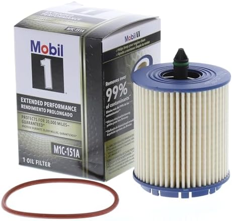 Mobil Oil Filter, Cartridge, 3-9/16 in Tall, Various Applications, Each