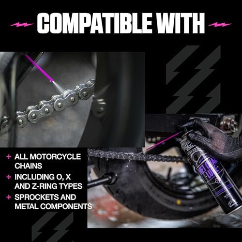 Muc-Off Motorcycle Wet Weather Chain Lube, High Performance, 400ml