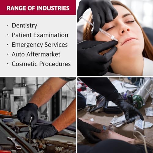 Ansell Microflex MK-296-XL MidKnight Disposable Nitrile Glove