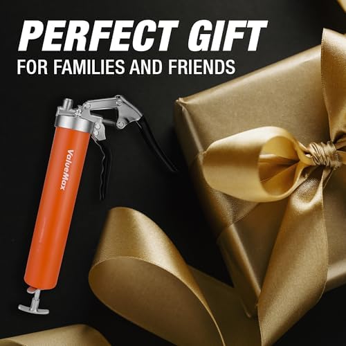 ValueMax Grease Gun Kit, 6000 PSI Heavy Duty with 14 OZ Cartridge