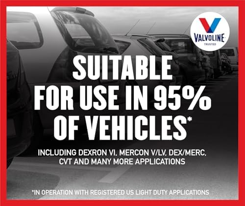 Valvoline Multi-Vehicle (ATF) Full Synthetic Automatic Transmission Fluid 1 QT, Case of 6