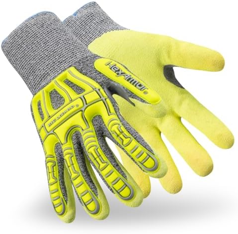 HexArmor Cut-Resistant Impact Protection Nitrile Palm Work Gloves | Rig Lizard® Series 2090X | X-Small