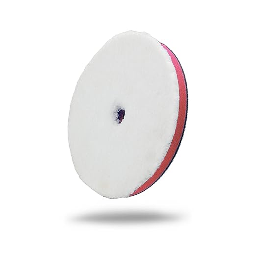 Maxshine Universal Microfiber 6” Polishing Foam Pad for Finishing – Hook and Loop, for DA and Rotary Polishers, Ultra-Soft Microfiber pad