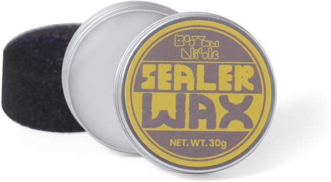 Paste Sealer Wax with Carnauba and Beeswax - Clear - Perfect for Wood Stone Concrete, Food-Grade Waterproof