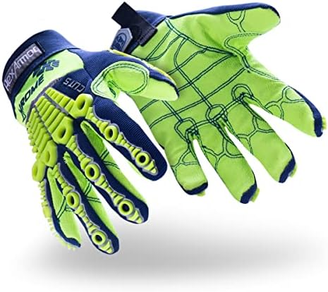 HexArmor Cut-Resistant Impact Protection Work Gloves | Chrome Series® 4027 | Medium