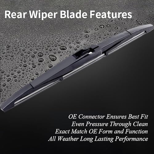 Windshield Wiper Blades for 2022 2023 2024 2025 2026 Chevy Trailblazer - 24" + 18" + 11" Rear - Complete Set of 3 Front and Back Replacement Wipers - All Weather Performance